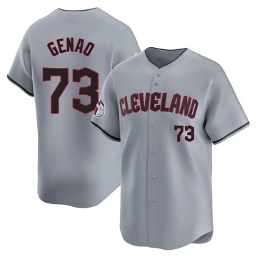 Cleveland Guardians ＃73 Angel Genao Youth Gray Limited Road Jersey